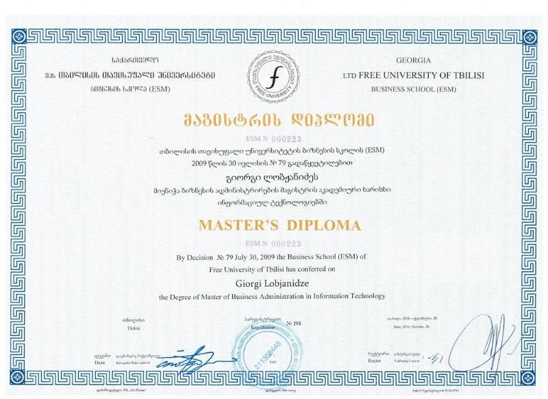 MBA ID #: ESM / MBA IT N000223