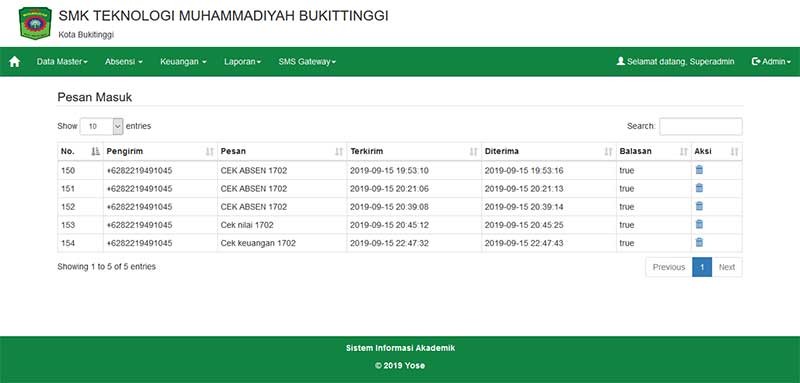 Send Sms From Mysql Php 13 Langkah Ketiga Mengakses script PHP diatas via internet Setelah anda membaca dan mempraktekkan langkah kedua di tahap persiapan anda sudah bisa mengakses form pengiriman SMS anda dari internet contoh.
