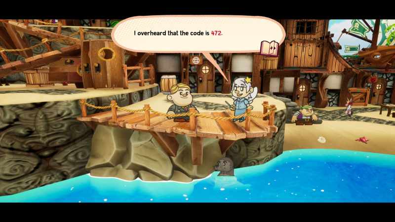 code Chapter Three: Treasure Cove in Escape From Ever After.