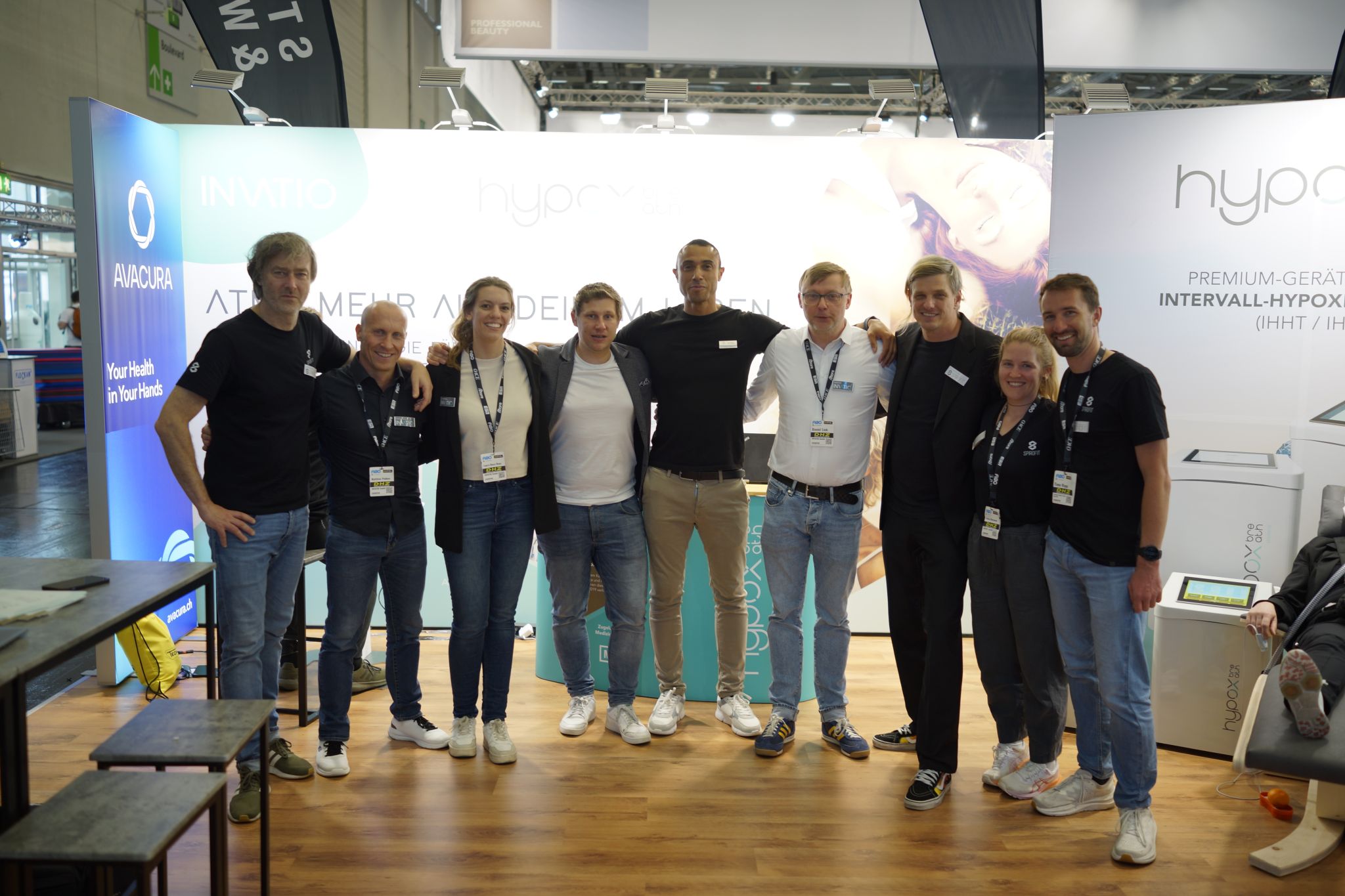 IHHT-Hypoxbreath Systeme und SpiroFit auf der FIBO