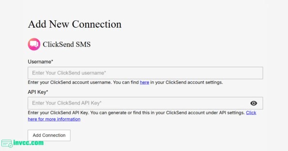 ClickSend SMS API account