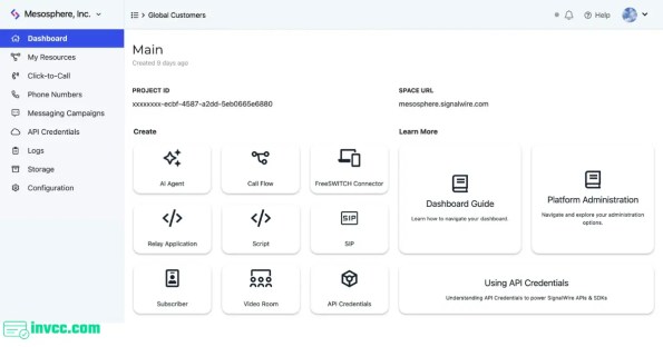 SignalWire API access