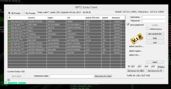 VIP72 Proxy Service Account