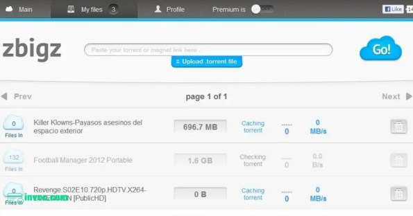 Zbigz File Download Account