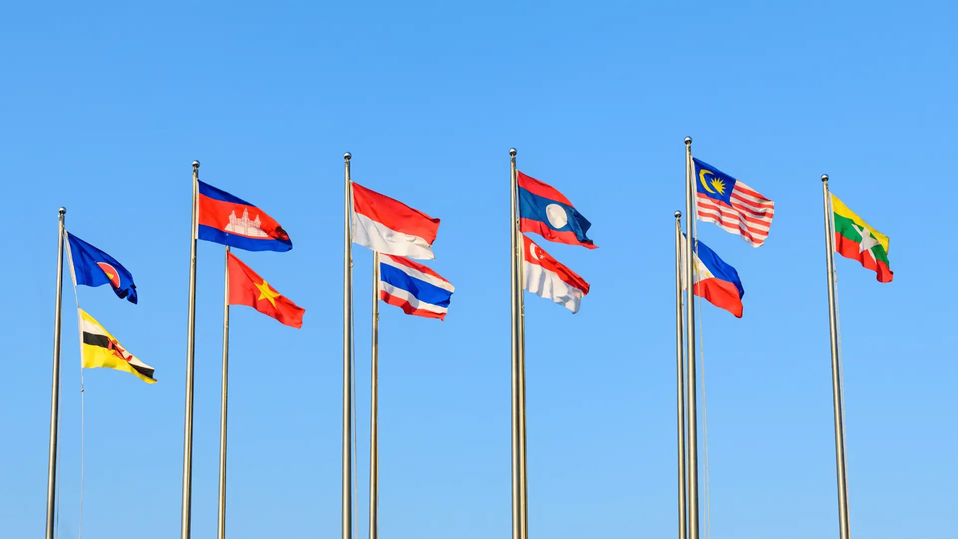 asean flags