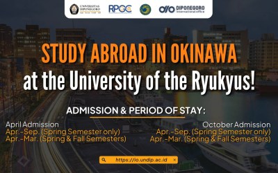 STUDY ABROAD IN OKINAWA at the University of the Ryukyus!