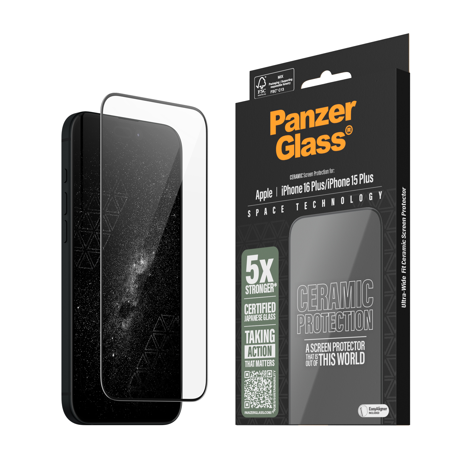 PanzerGlass Ceramic Protection: 5x stronger and Ultra-Wide