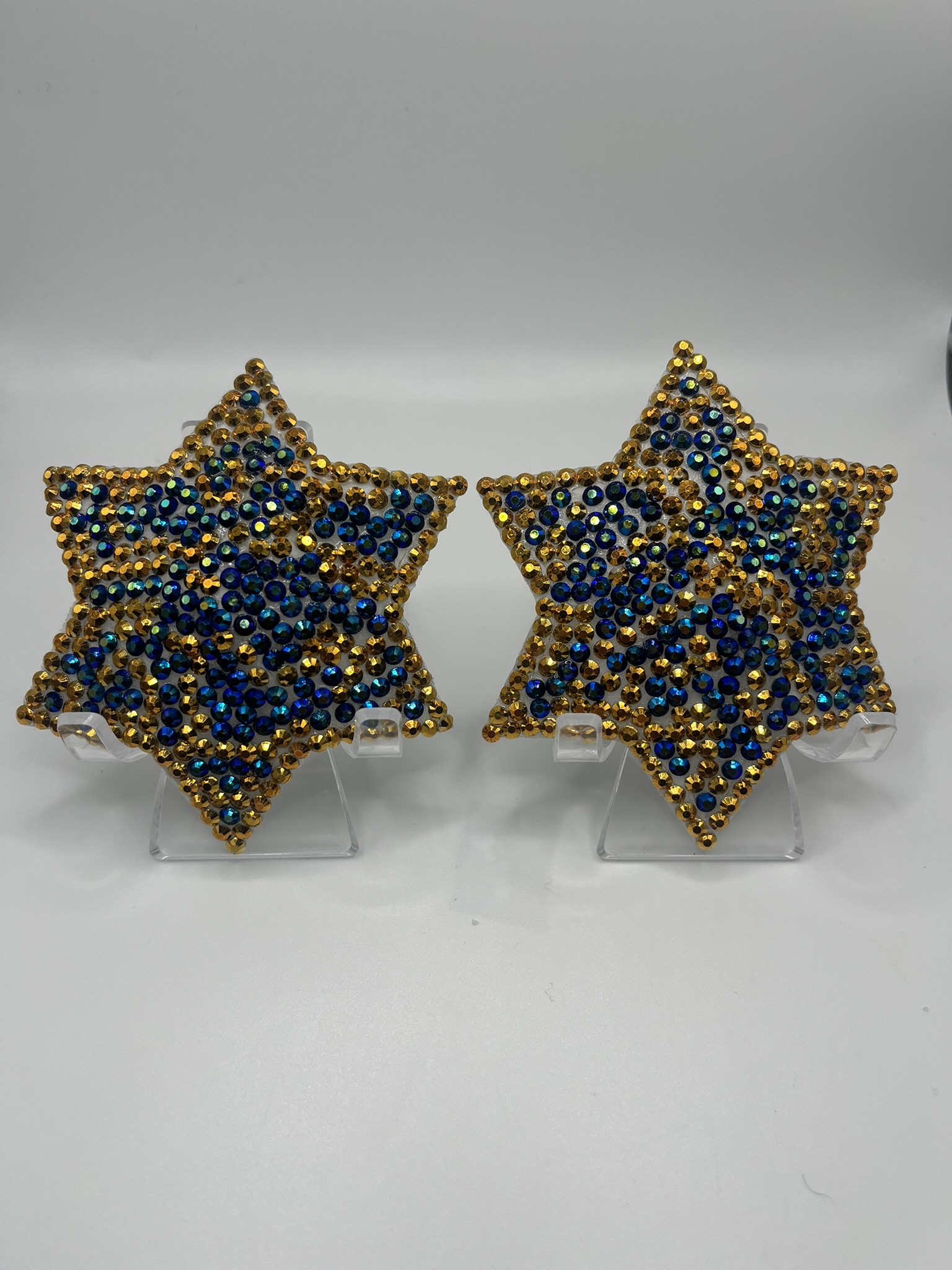 Blue and Gold Star Pasties