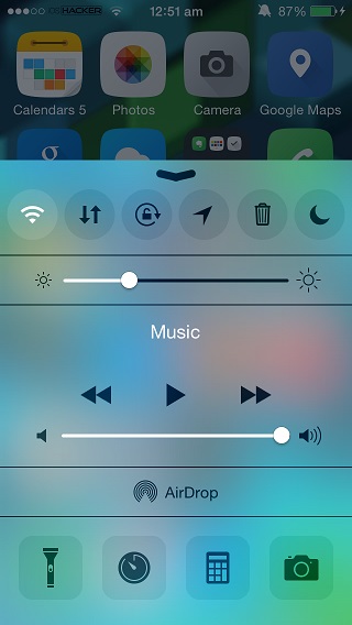 How to get iOS 8 style Control Center on iOS 7 - iOS Hacker