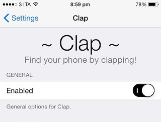 Find iPhone quickly by clapping your hands with Clap tweak - iOS Hacker