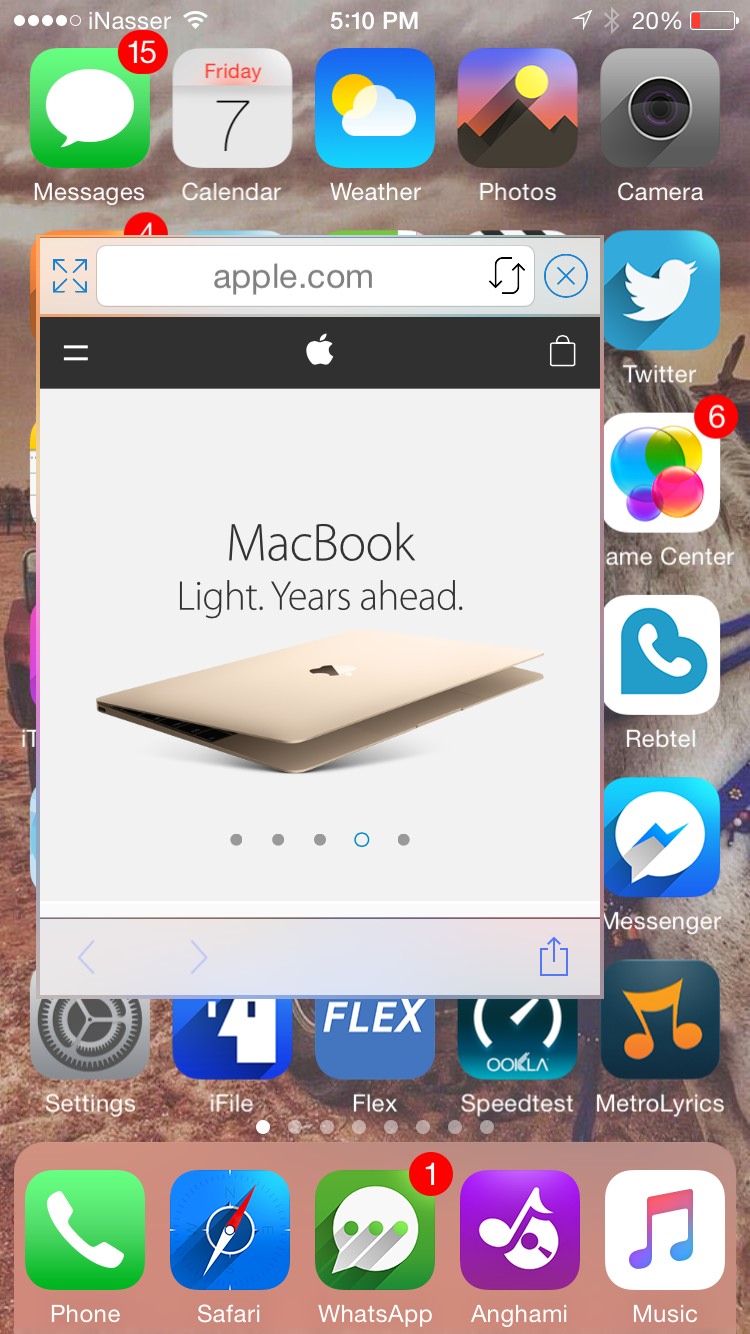 Browsix - A floating browser for your iPhone and iPad - iOS Hacker