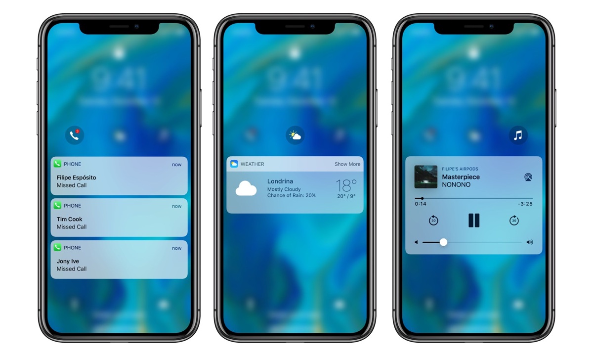 Ever since i installed the first betas of ios and ipados 14 on my iphone and ipad months ago, i've been reorganizing my shortcut library with . Concept Imagines Ios 12 With Always On Display For Oled Iphones Ios Hacker