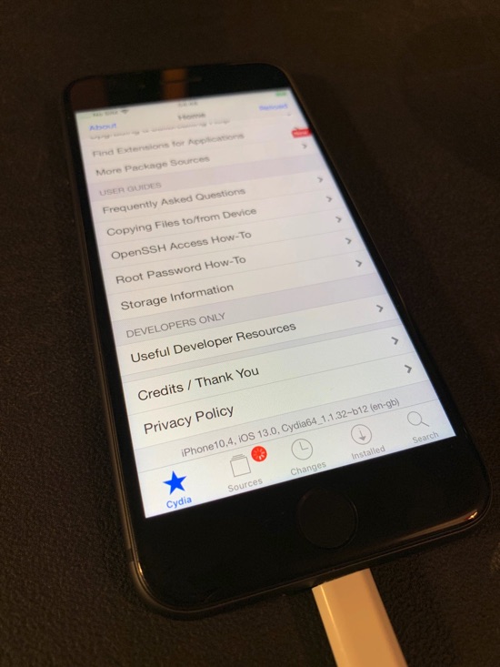 Hackers Showcase Cydia Running On iOS 13 Beta - iOS Hacker