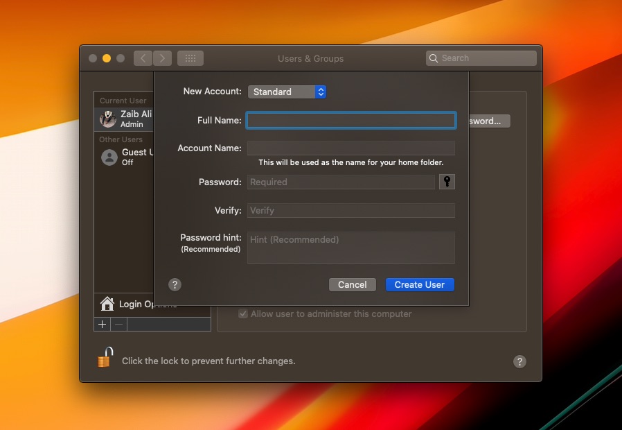 How To Create A New User Account On Mac - iOS Hacker
