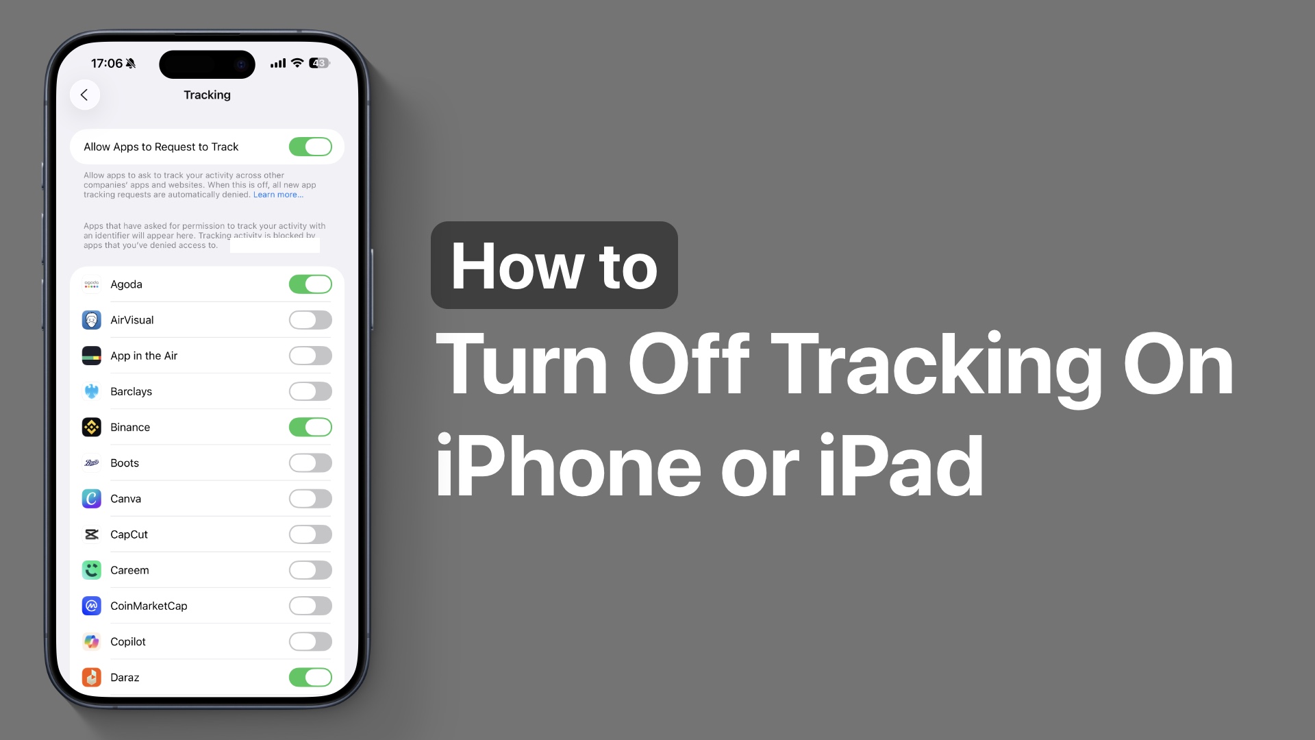 How To Stop Apps From Tracking You On iPhone