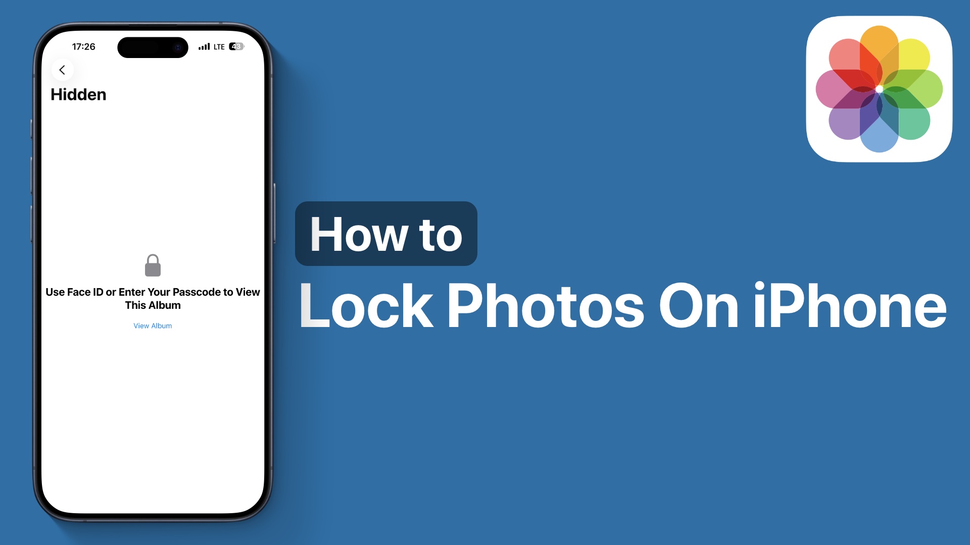 How to Lock Photos on iPhone