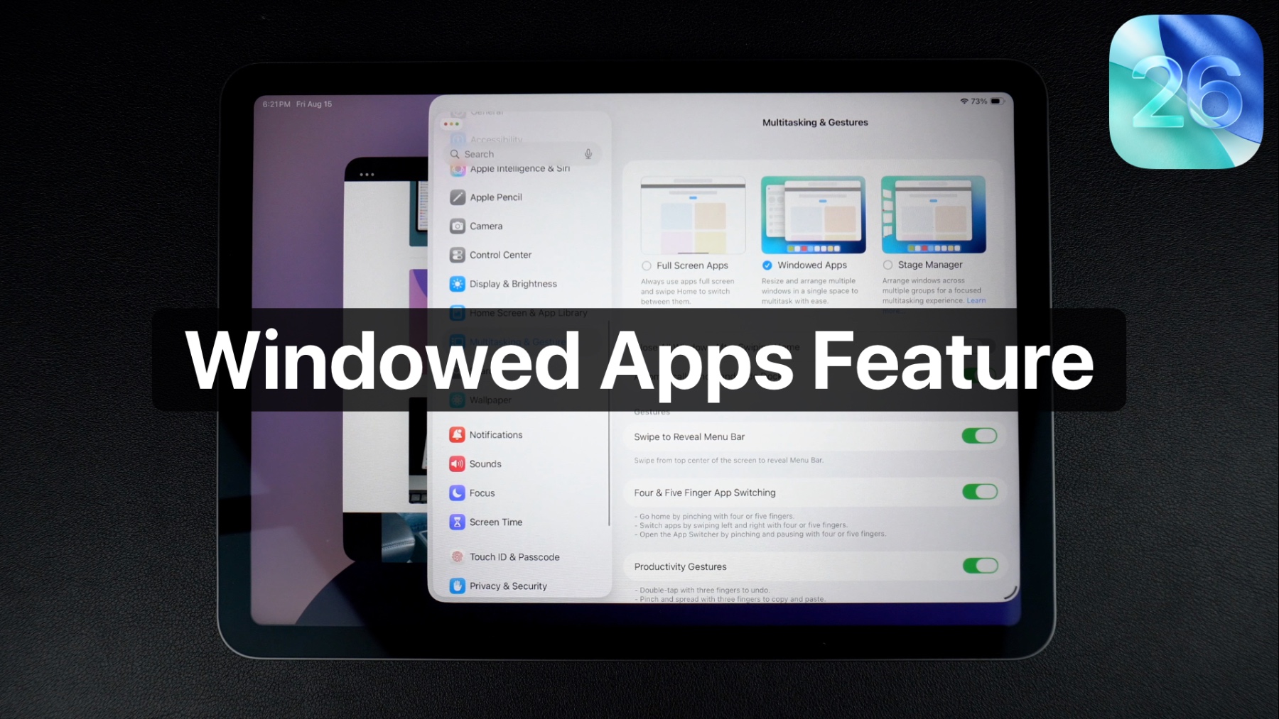 How to Enable or Disable Windowed Apps Feature on iPad