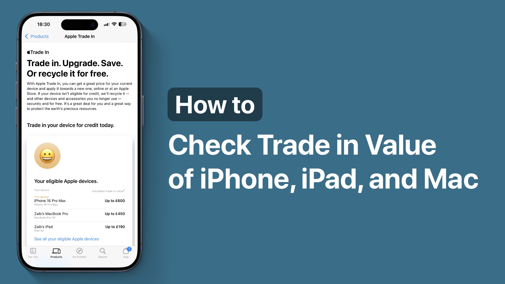 How to Check Apple Trade In Value of iPhone, iPad, and Mac