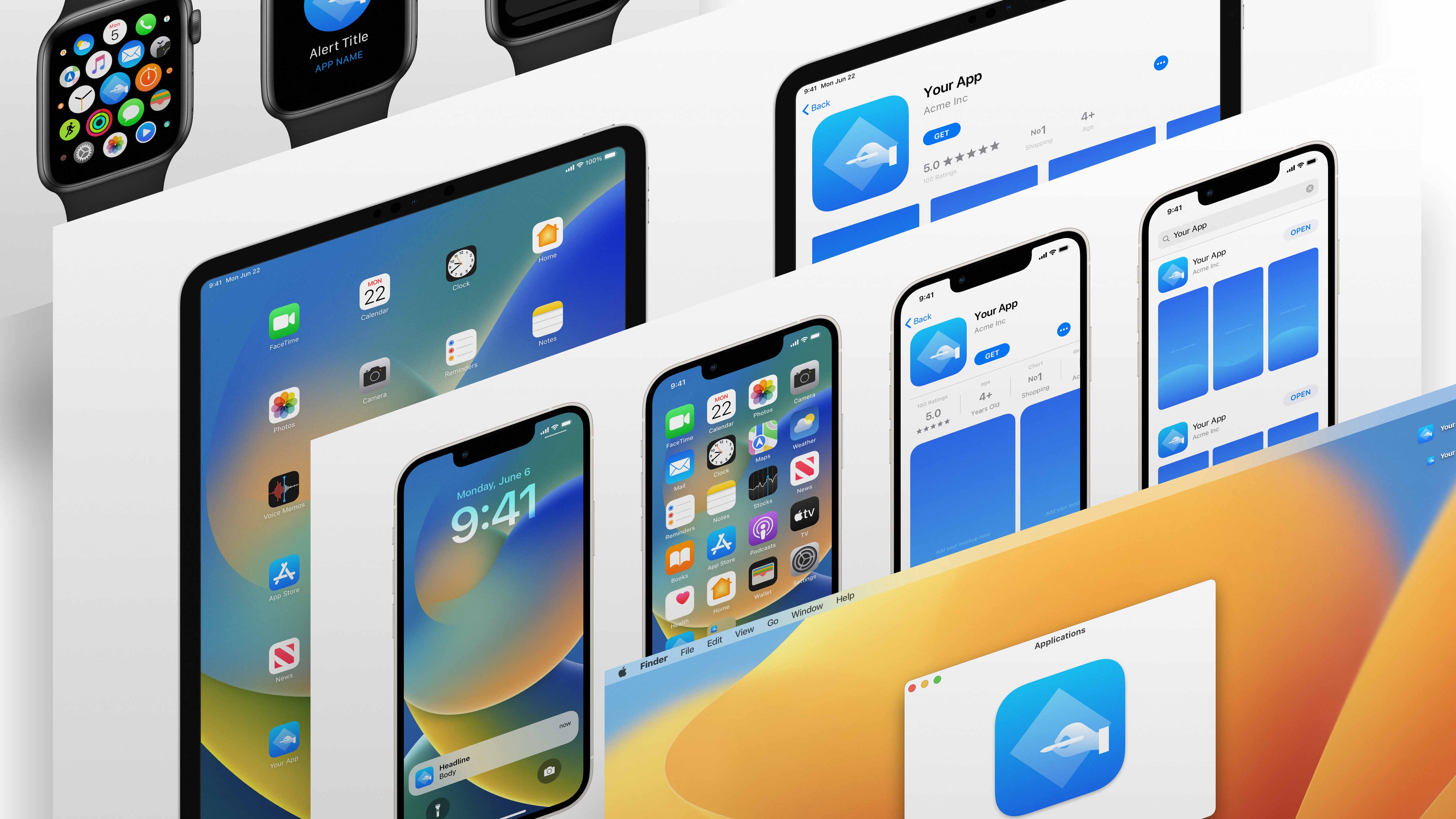 If you have a new phone, tablet or computer, you’re probably looking to download some new apps to make the most of your new technology. Ios 15 App Icon Template Freebie For Sketch