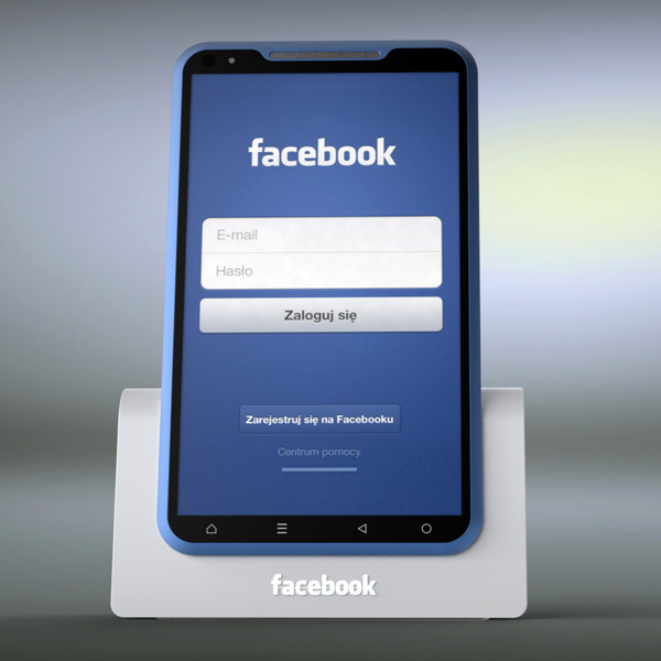  iOSMac Impresionante Concepto de un  Facebook Phone del diseñador Michal Bonikowski  