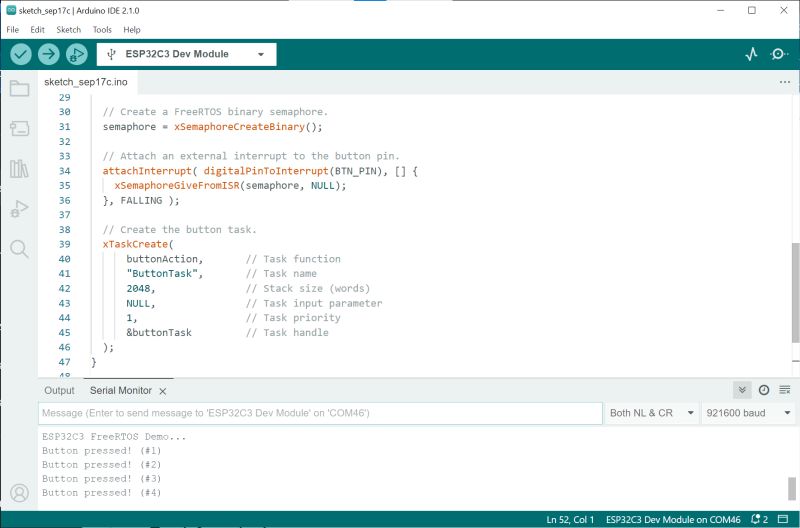 Esp32 Freertos Priority Worms1 Priority Worms1 Ino At Master Ve3wwg Esp32 Freertos Github - Premium Minimal Texture Gallery - High Resolution