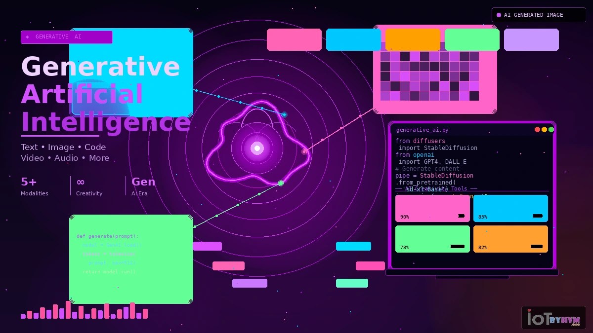 Generative AI Explained: How AI Creates Text, Images, Code, and Videos