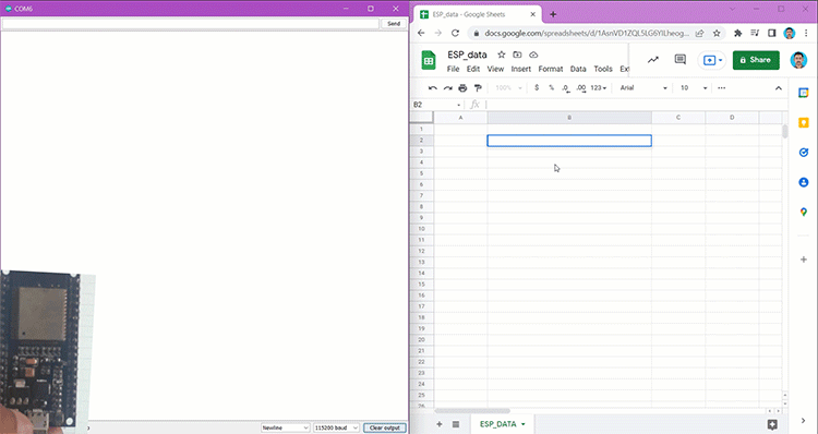 Esp32 Data Logging To Google Sheets With Google Scripts Reading Data Google Sheets Data - Download Gorgeous Vintage Illustration | HD