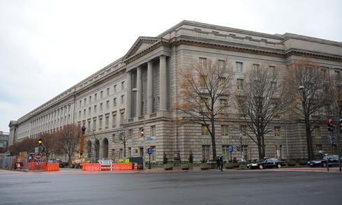 The IRS HQ in DC. The columns are a vestigial ruse.