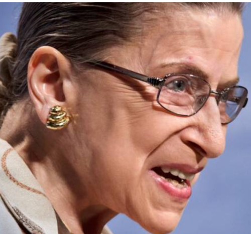 Humanitarian extraordinaire Ruth Bader Ginsburg.
