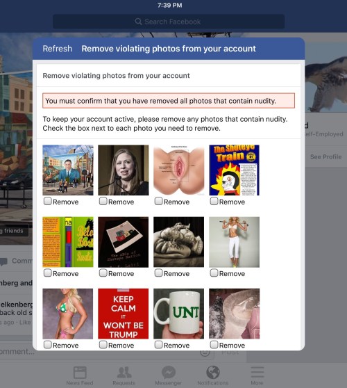 Little Zuck boy told me to delete my nude posts. Like I care what a worthless Harvard boy thinks about my taste in nudes.