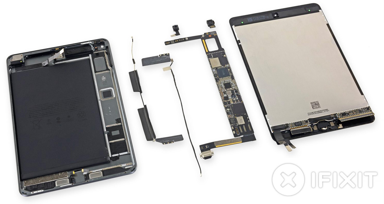 Este Es El Ipad Mini 5 Por Dentro Nueva Bateria Mejoras En Algunos Cables Y Boton Home Con Mucho Pegamento Ipaderos