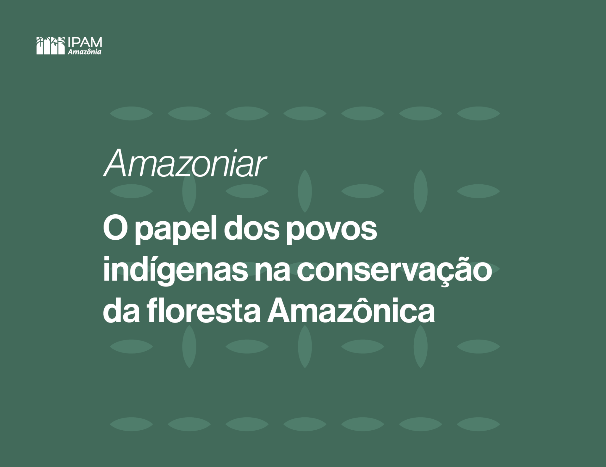 What do the indigenous people have to do with the standing forest?