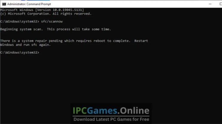 Run the System File Checker (SFC)