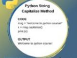 Python String Methods Lower Upper Format Strip Join Methodтлж