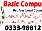 Basic Computer Course In Rawalpindi Islamabad 0333 9881219