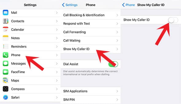 pix How To Hide Number On Iphone iphone tricks com