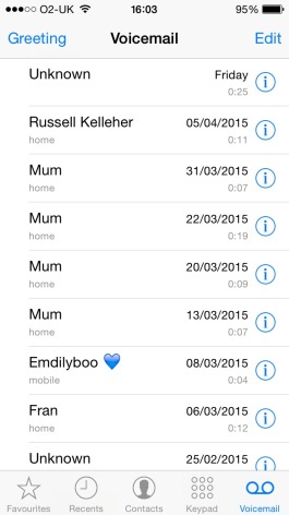 How to reset voicemail greeting on iphone 5s