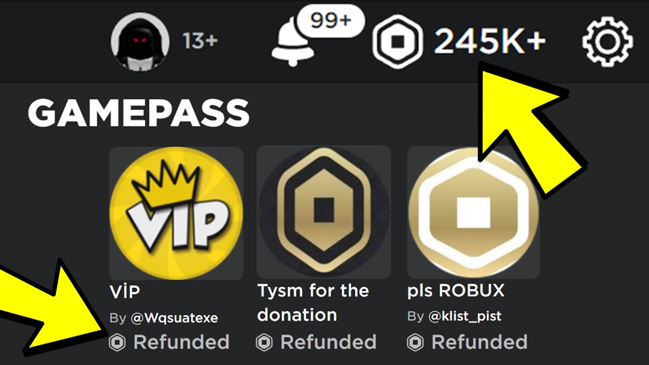 HOW TO REFUND GAMEPASSES ON ROBLOX REFUND ITEMS IN 2023 GET ROBUX 1701429902 