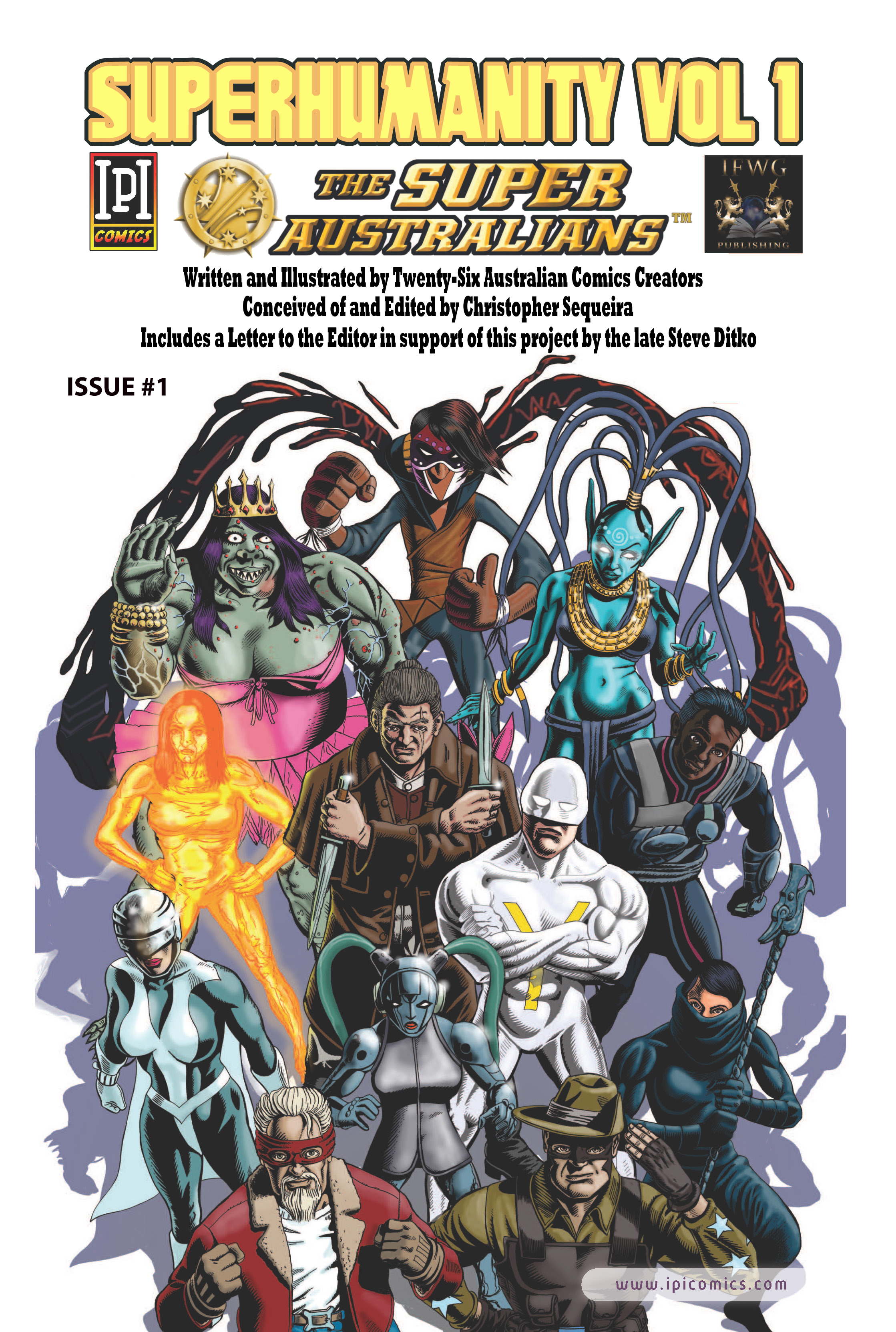 Superhumanity Volume 1: The Super Australians – IPI Comics