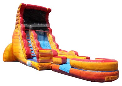 22' Volcano Water Slide with Pool