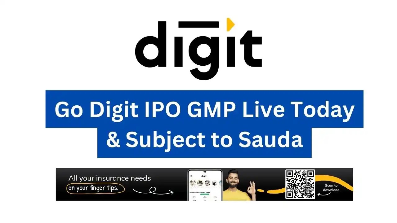 Go Digit IPO GMP Live Today