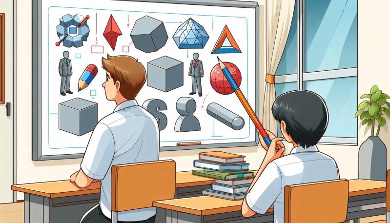 Visualizing Solid Shapes Pptx 3 D Graphics Computer Software And - Sunset Illustration Collection - 8K Quality