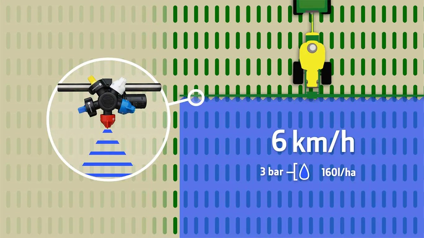 Rată aplicare independentă de viteză sprayere John Deere seria M700/M700i disponibile prin IPSO