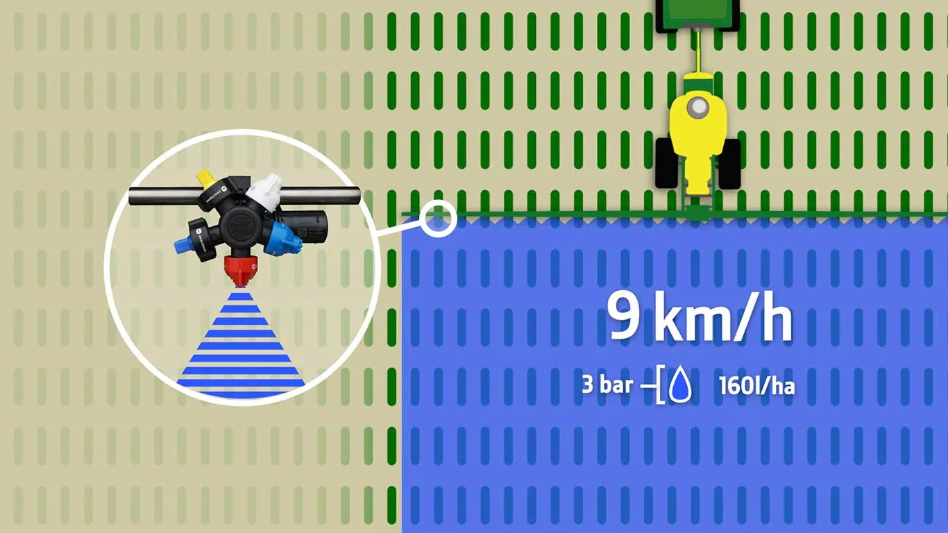 Rată aplicare independentă de viteză sprayere John Deere seria M700/M700i disponibile prin IPSO
