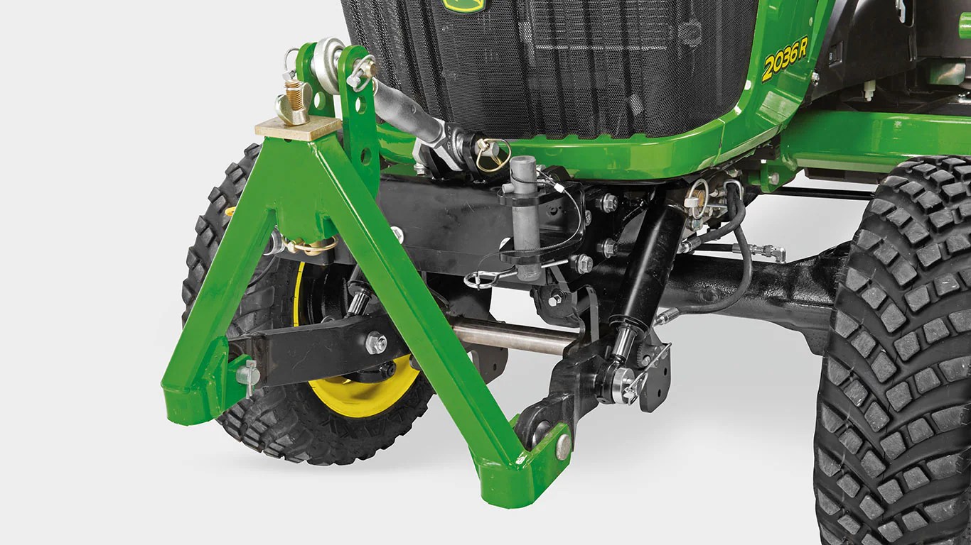 Cârlig frontal Tractoare John Deere seria 2 disponibile prin IPSO