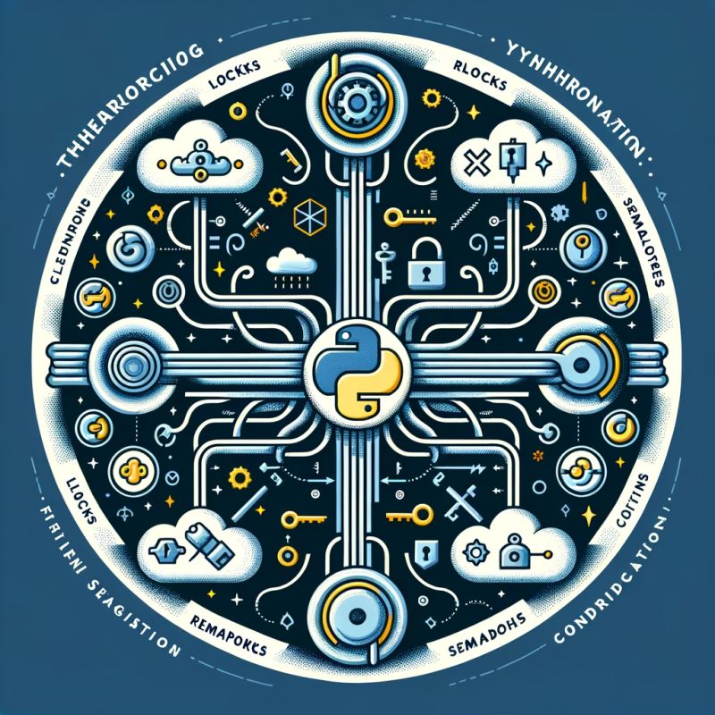 Practical Threading In Python Creating Managing And Real World Applications Ipython Ai - High Quality Ocean Illustration - High Resolution