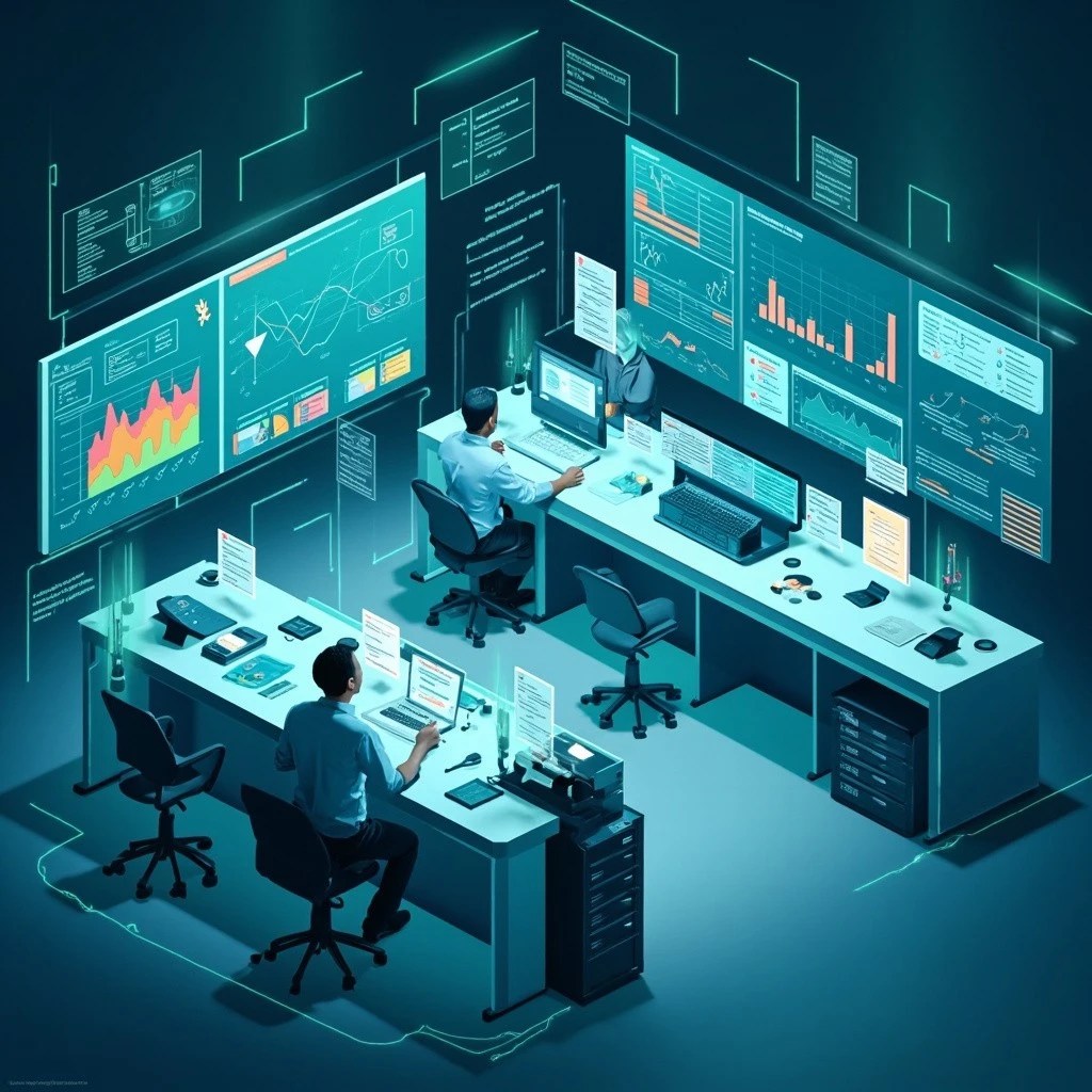 AI agents in production dashboard showing automated workflow monitoring