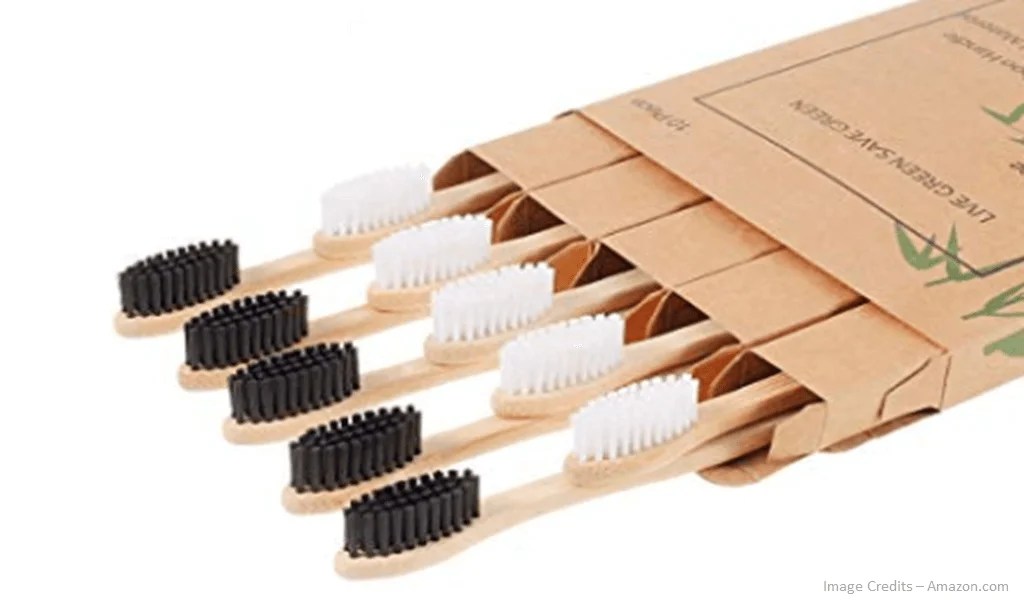 Eco-friendly reusable bamboo toothbrushes