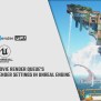 Movie Render Queue’s Render Settings In Unreal Engine
