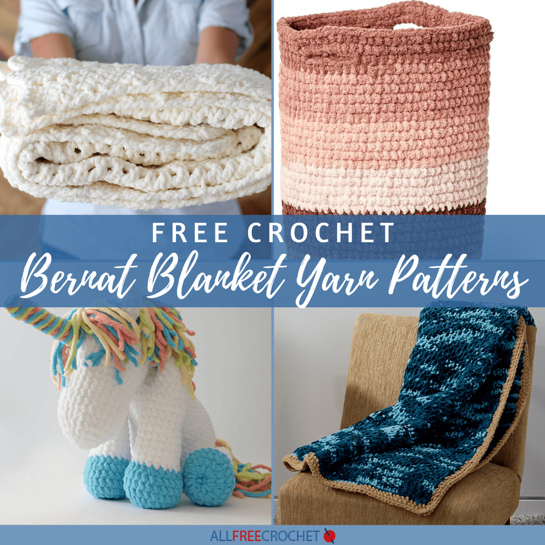 Save them, store them, and then use these scrap yarn crochet patterns to make something. 25 Bernat Blanket Yarn Patterns Allfreecrochet Com